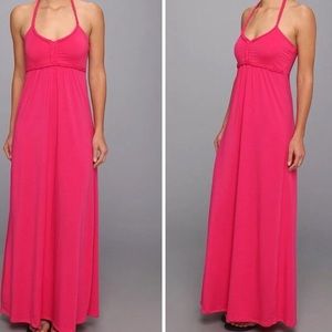 Soybu dhara pink maxi dress medium padded halter